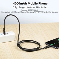 Cabo USB-C 10Gbps: Transferência Rápida e Carga Turbo! - imagem 2