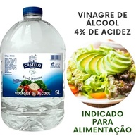 Castelo Vinagre Transparente 10L (2x5L) – Acidez 4% Para Saladas, Conservas e Limpeza Natural - imagem 4