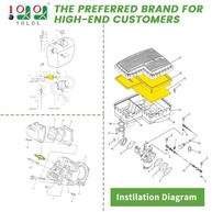 Kit Afinação Completo 10L0L para Carrinho de Golfe Yamaha G16, G19, G20, G21, G22 e G29 (301cc/357cc) - Filtro Ar, Combustível e Vela - imagem 3