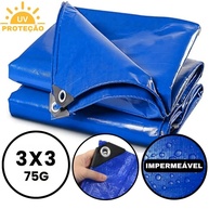 Lona Impermeável 3x3m Starfer + Corda 10m - imagem 2