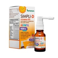 Vitamina D Infantil Simpli-D 400UI Sabor Morango Spray 10ml - imagem 1