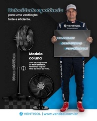 Ventisol Ventilador Coluna Turbo 10P 40 cm – Potência e Silêncio para Qualquer Ambiente - imagem 4