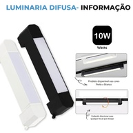 Luminária LED Slim: Iluminação Eficiente 10W - imagem 2