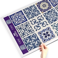 Adesivo de Azulejo Português Royal 10x10 cm | 50 Unidades | Transforme Sua Parede com Estilo Tradicional - imagem 3
