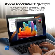 Samsung Galaxy Book4 Intel® Core™ i5-1335U, Windows 11 Home, 8GB, 256GB SSD, Iris Xe, 15.6'' Full HD LED, 1.55kg*. - imagem 5