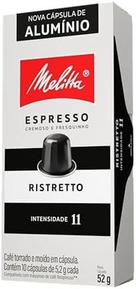 Melitta Capsula Ristretto - Intensidade 11 - Compativel Nespresso - imagem 1