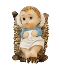 Presépio Infantil 11 Peças em Resina - Decoração Natalina Encantadora - imagem 3