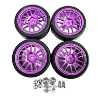 Kit 4 Rodas e Pneus RC 1/10: Tração Superior e Durabilidade para seu Crawler - imagem 3