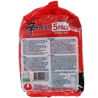 Kit Macarrão Oriental Lamen Shin Ramyun Carne e Legumes Nongshim 110g - 5 Pacotes - imagem 2
