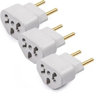 Kit 3 Adaptadores de Tomada Universal 10A/20A Bivolt 110V/220V - Segurança e Praticidade para Seus Aparelhos - imagem 2