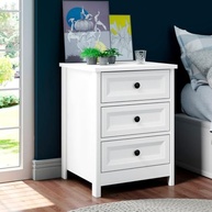 Mesa de Cabeceira Ditália 3 Gavetas DM-111 – Design Moderno e Organização Inteligente para Seu Quarto - imagem 3