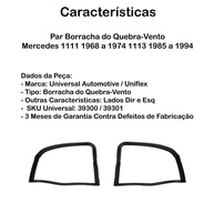 Quebra-Vento Mercedes: Borracha Original 1111/1113 - imagem 2
