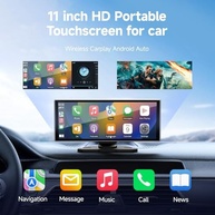 Tela Multimídia 11.26" HD para Carro: CarPlay/Android Auto Sem Fio, Câmera 4K e 64GB - imagem 3