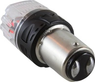 Lâmpada LED 1157 Shocklight 12V Vermelha 2 Polos - 16 Leds de Alta Potência - imagem 3