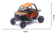 Polaris RZR XP1000 Laranja 1/18: Aventura em Miniatura com Detalhes Incríveis! - imagem 3