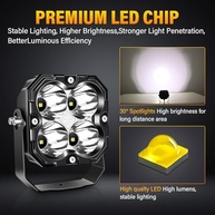 Willpower Luz de Trabalho LED 11cm 30W 3000lm - Iluminação Off-Road Potente e Durável - imagem 4