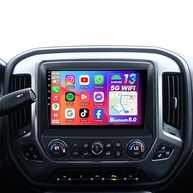 Rádio Automotivo Android 12 para Chevy Silverado/GMC Sierra 2014-2018: Tela 10" HD IPS, Carplay/Android Auto Sem Fio, GPS e Câmera 1080p - imagem 2