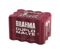 Pack Cerveja Brahma Duplo Malte Lata Sleek - com 12 unidades 350ml - imagem 2