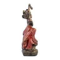 Escultura Iansã Dança dos Ventos Vintage em Resina 12 cm - Decore com Estilo Afro-Brasileiro - imagem 5
