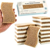 Pacote com 12 Esponjas Ecológicas Biodegradáveis - Alternativa Sustentável ao Esfregão Comum - imagem 5