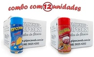 Temperos P/ Pipoca Popcorn Cx 12 Frascos. 6 Queijo - 6 Presunto - imagem 4