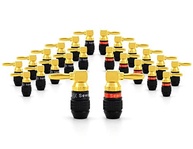Plugues Banana 90 Graus Sewell: Conexão Rápida e Som Cristalino (12 Pares) - imagem 2