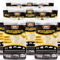 Kit 12 Estopas 100% Algodão Premium 200g: Brilho Impecável e Limpeza Profissional para Carros, Motos e Casa - imagem 2