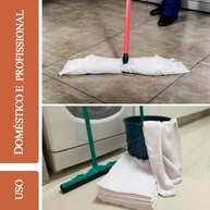 Kit com 12 Panos de Chão Alvejados 40x67cm - Alta Absorção e Durabilidade para Limpeza Profissional e Doméstica - imagem 3