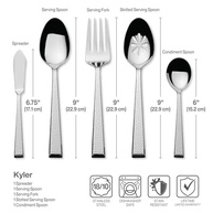 Conjunto de Talheres Mikasa Kyler 65 Peças - Aço Inox 18/10 para 12 Pessoas - imagem 5