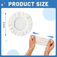 Pacote com 12 Almofadas de Polimento de Lã para Carro - 15 cm | Ideal para Buffers Orbitais e Detalhamento Profissional - imagem 3