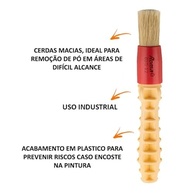 Kit com 12 Pincéis para Detalhamento Automotivo - Número 12 da Roma - imagem 4