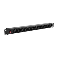 Filtro de Linha Intelbras EPR 212 Preto: 12 Tomadas Seguras para seu Rack - imagem 4
