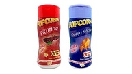 Temperos P/ Pipoca Popcorn Cx 12 Frascos. 6 Picanha - 6 Queijo Nacho - imagem 1