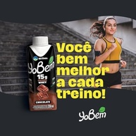 Pack YoBem Bebida Proteica Chocolate 15g de Proteínas Whey - 12 Unidades - imagem 4