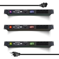 Régua de Energia 12 Tomadas Bivolt com Display LED: Organize e Proteja seus Equipamentos! - imagem 1