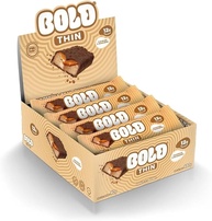 Barra de Proteína BOLD Snacks Thin Caramelo & Amendoim (12g de Proteína) - Caixa com 12 unidades - imagem 1