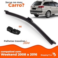 Palheta Limpadora Para-Brisa Traseiro Vigia Slim 12" Palio Weekend 2008-2016 - imagem 4