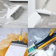 Henniu Escova de Limpeza 2 em 1 com Rodo Rotativo 120° - Ideal para Pisos, Azulejos e Cantos Difíceis - imagem 4
