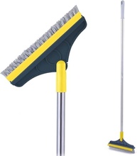 Henniu Escova de Limpeza 2 em 1 com Rodo Rotativo 120° - Ideal para Pisos, Azulejos e Cantos Difíceis - imagem 5