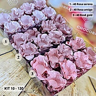 120 Forminhas de Doces: Elegância em Rosê Gold! - imagem 1