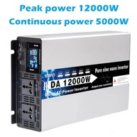 Inversor de Energia 12000W Onda Senoidal Pura 12V/24V/48V/60V/72V para 110V/220V com Display LCD - imagem 5