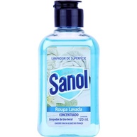 Sanol Limpador Perfumado de Superfícies - Roupa Lavada 120ml Azul - imagem 2