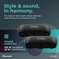 Pioneer TS-X210: Upgrade Clássico para Som Automotivo - Alto-falantes 10cm 3 Vias 120W - imagem 5