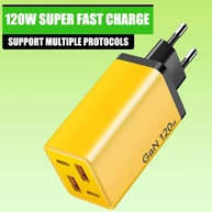 Carregador Rápido 120W GaN: 4 Portas USB-C - imagem 2