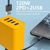 Carregador Rápido 120W: 4 Portas, PD e QC3.0 - imagem 2