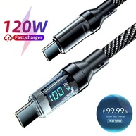 Cabo USB-C 120W: Carregamento Rápido + Display Digital - imagem 2