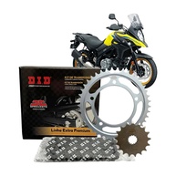 Kit Transmissão DID Extra Premium c/ Retentor Suzuki V-Strom 650 XT (525VO - 120ZB) - imagem 1