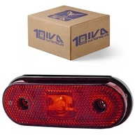 Lanterna Lateral LED Carreta: Iluminação Vermelha 12/24V - imagem 2