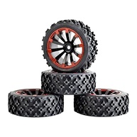 Pacote 4 Pneus WLtoys 65mm Borracha para 144001 e 124018 - Off-Road e On-Road - imagem 3