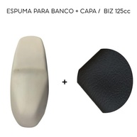 Kit Reparo Banco Moto BIZ 125 (11-17): Espuma e Capa Preta Premium - imagem 4
